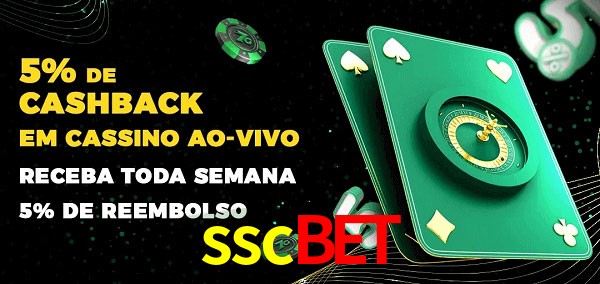 Promoções do cassino ao Vivo sscbet