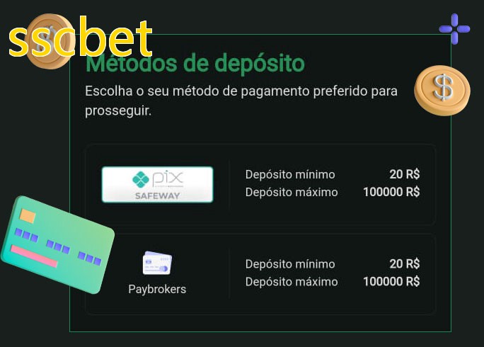 O cassino sscbetbet oferece uma grande variedade de métodos de pagamento