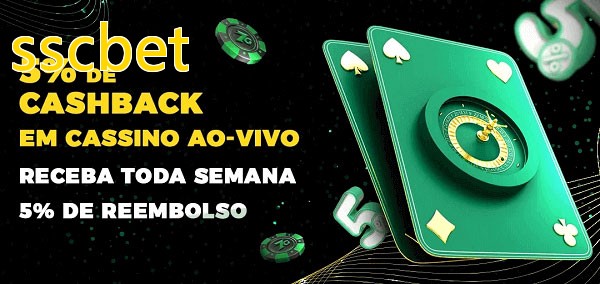 Promoções do cassino ao Vivo sscbet